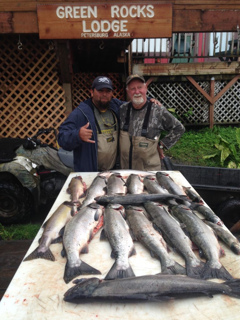 fisherman with catches