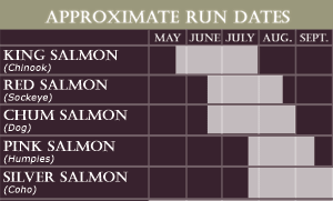 Alaska Salmon Run Charts